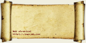 Kristina Dačić vizit kartica